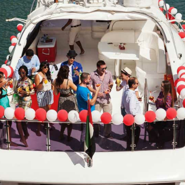 birthday party yacht rental dubai