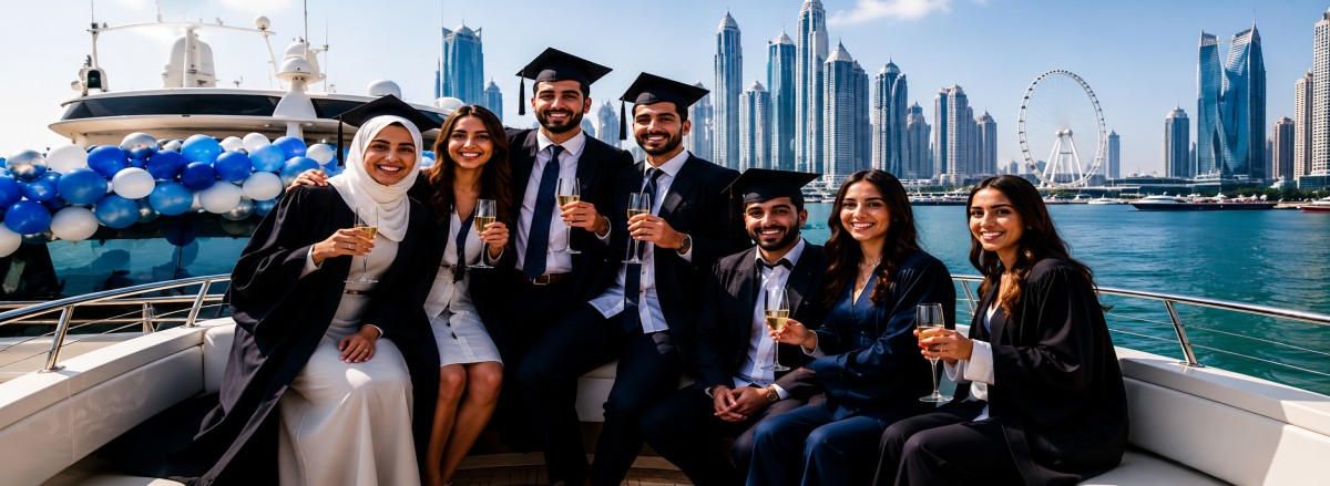 Graduation Party on Yacht in Dubai